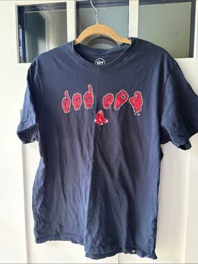 Boston Red Sox Navy Short-Sleeve Graphic Tee